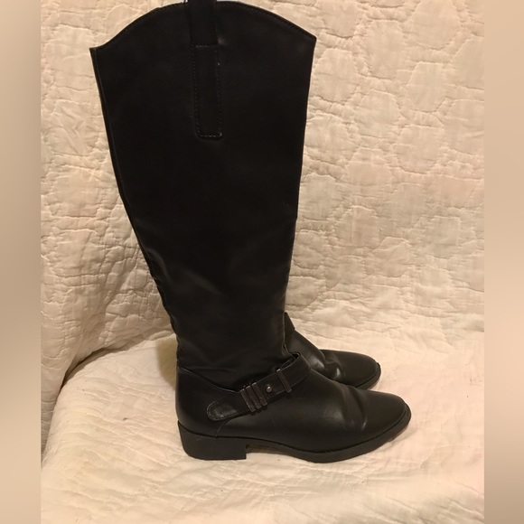 Sam and Libby black riding boots with buckle - Picture 2 of 6